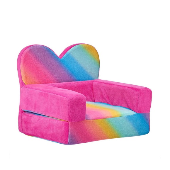 Build-A-Bear Other - Build a Bear Rainbow Heart Chair